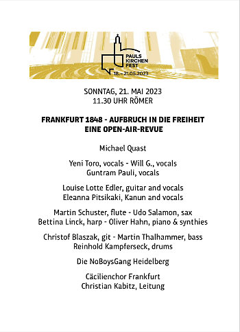 Vorschaubild für Programm: Frankfurt 1848 – Aufbruch in die Freiheit